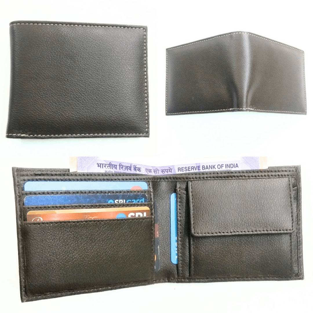 corking artificial leather wallet