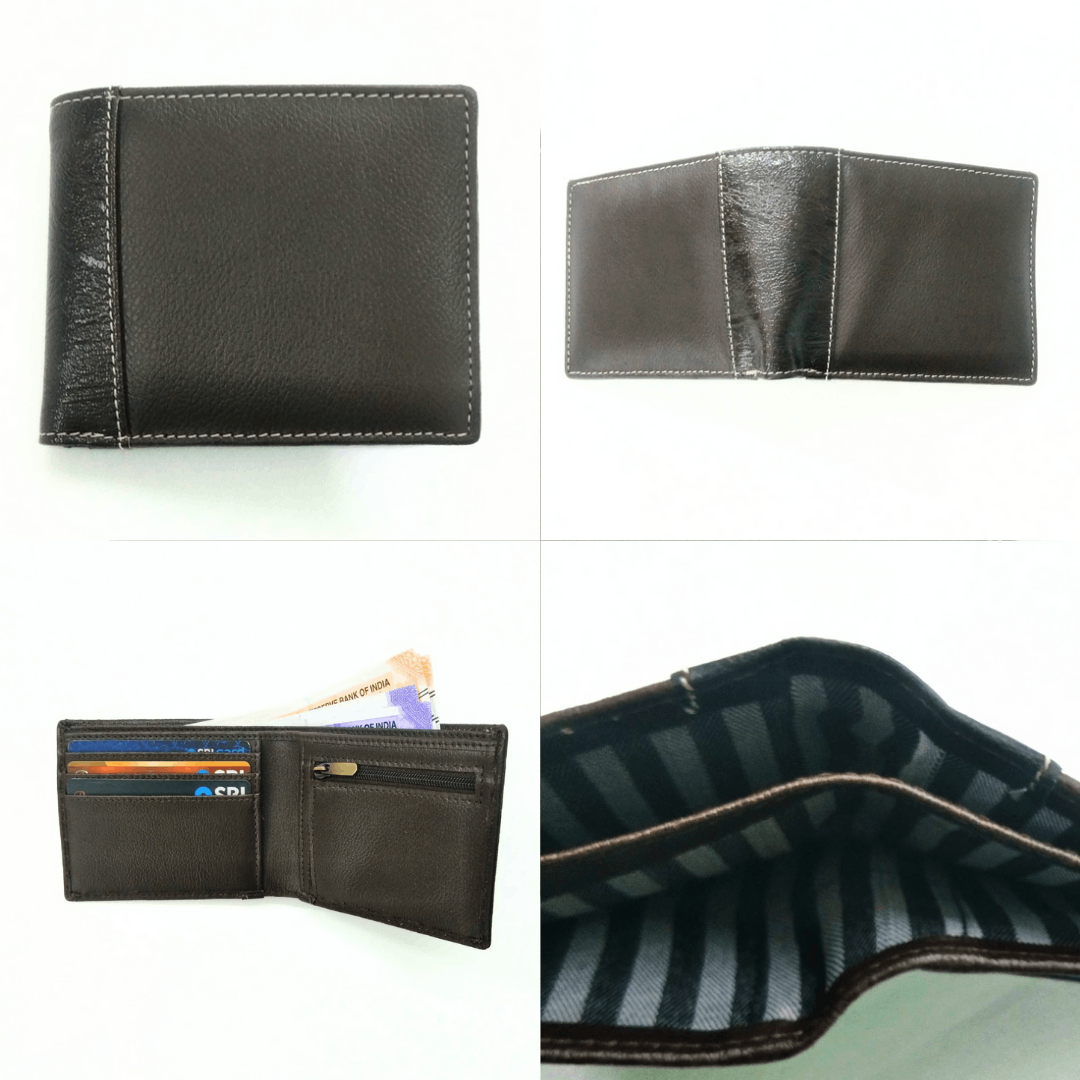 corking artificial leather wallet
