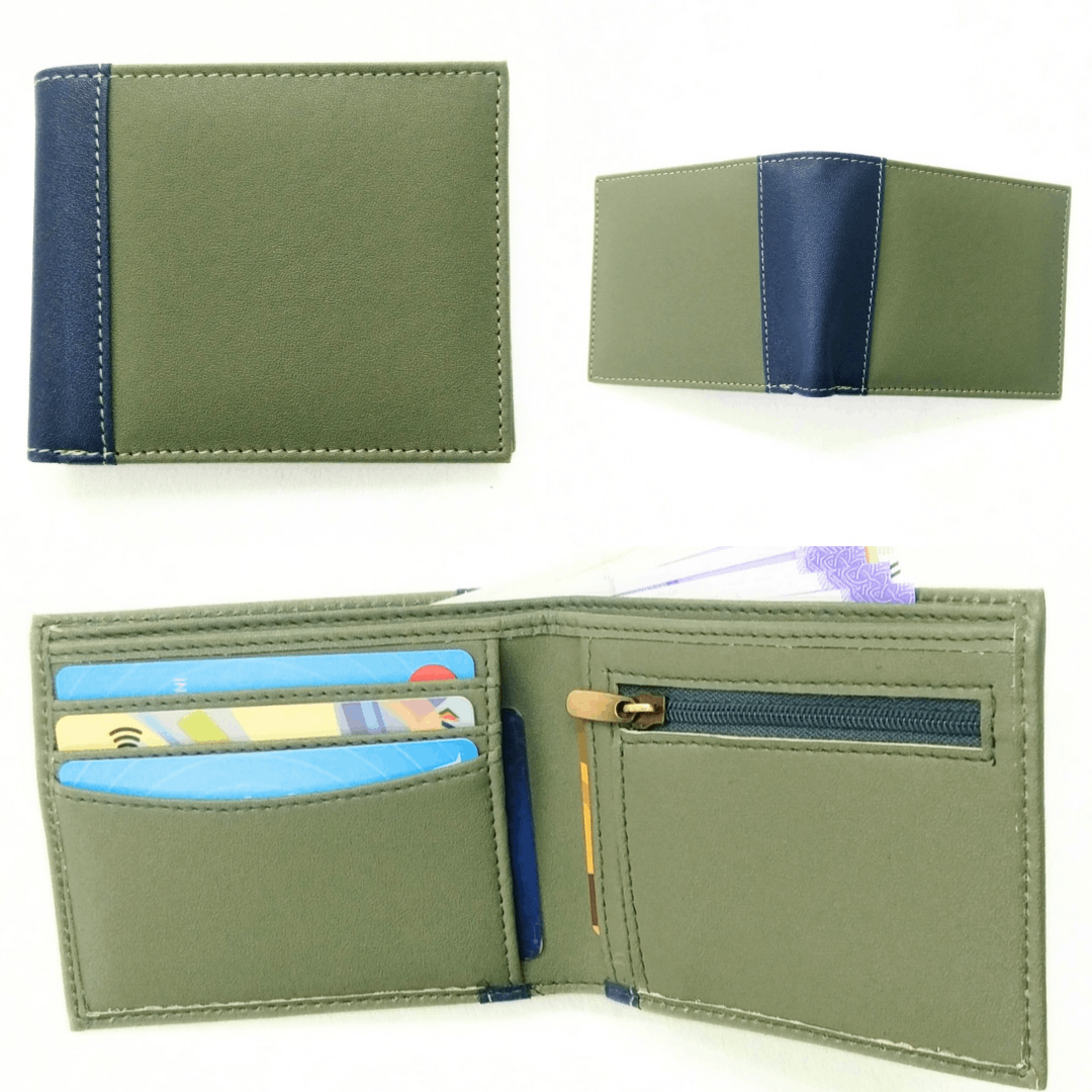 corking artificial leather wallet