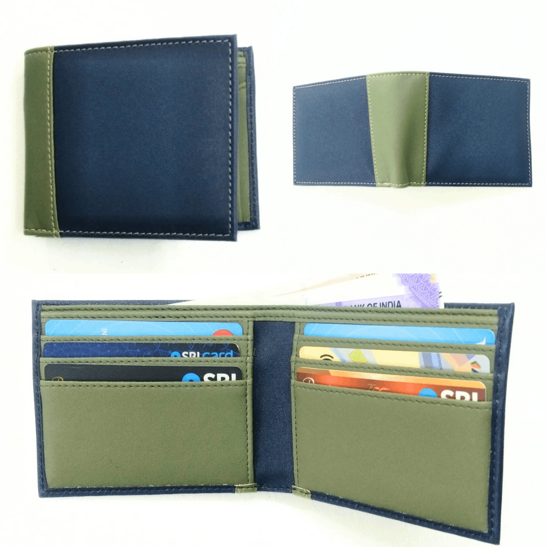 corking artificial leather wallet