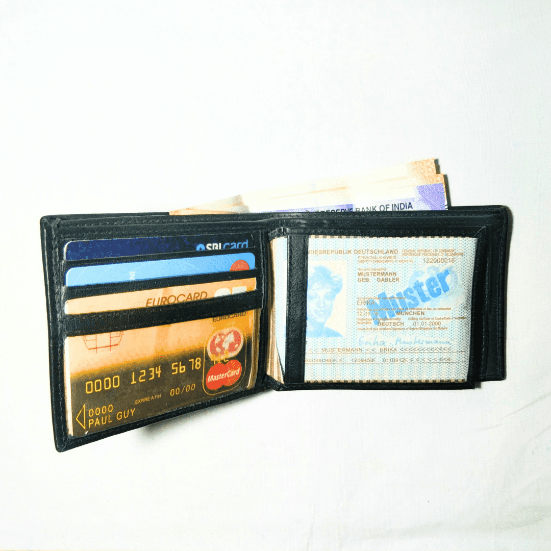 corking genuine leather wallet