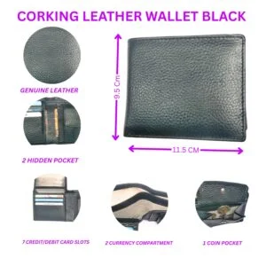 corking leather wallet